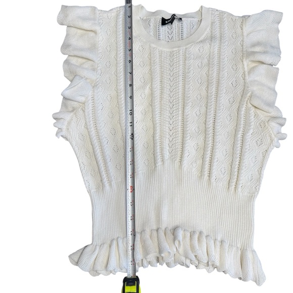 Express White Knit Top - Picture 7 of 8